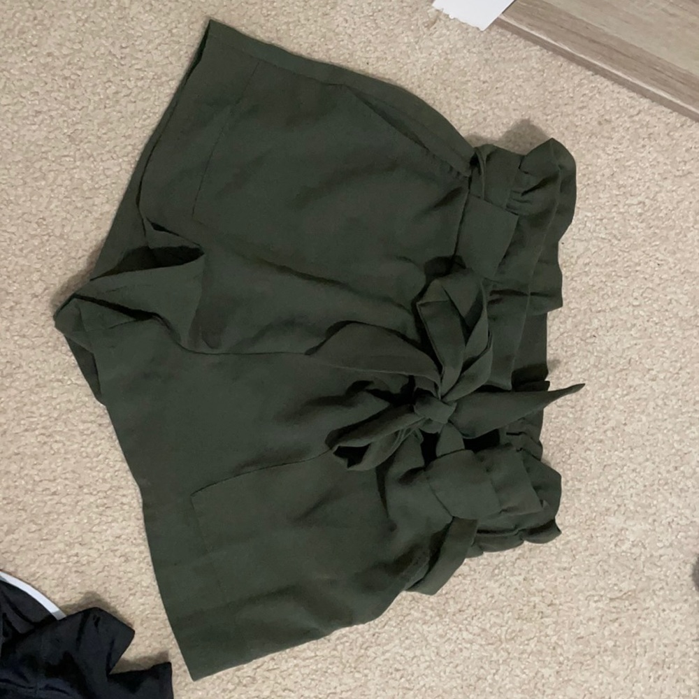 Green shorts